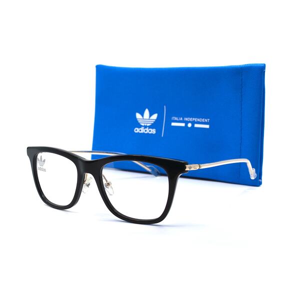 NEW ADIDAS AOK0050.009.120 BLACK GOLD AUTHENTIC EYEGLASSES FRAME - Picture 2 of 9